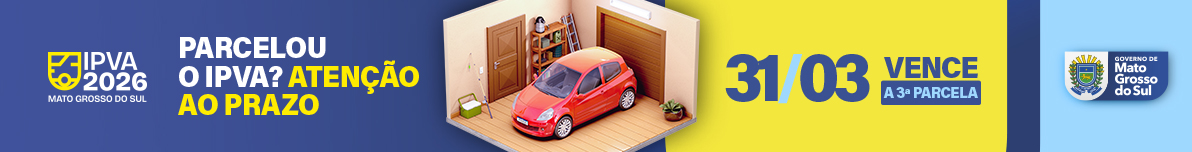 Banner IPVA 2026, Parcelou o IPVA? atenção ao prazo, dia 31 de março vence a terceira parcela